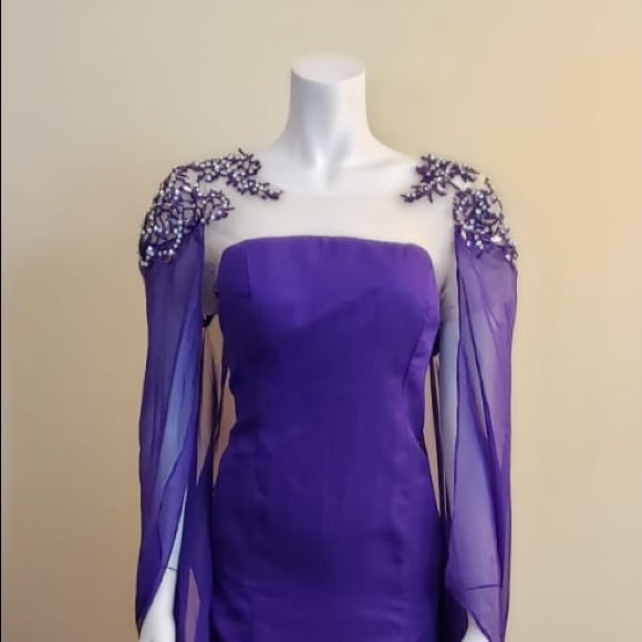 Game of Thrones Cape Dress - Queens Style Sz 12 - Picture 4 of 8